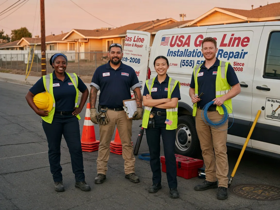 Gas Line Installation company in Stanhope, IA